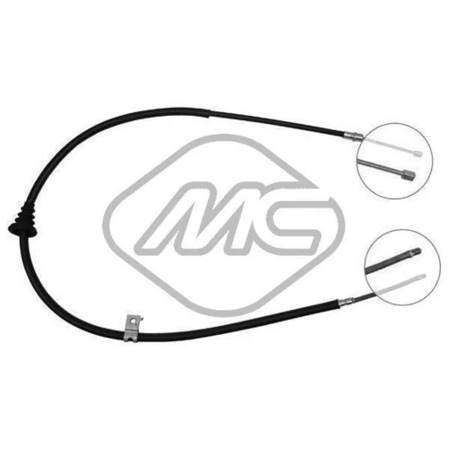 Ťažné lanko parkovacej brzdy Metalcaucho 83467