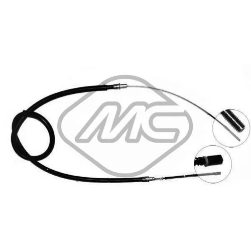Ťažné lanko parkovacej brzdy Metalcaucho 80182