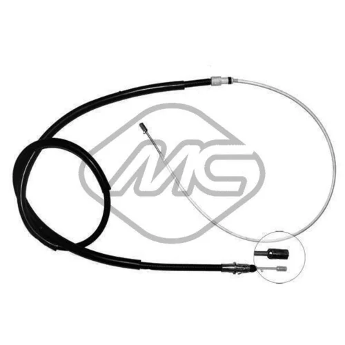 Ťažné lanko parkovacej brzdy Metalcaucho 80386