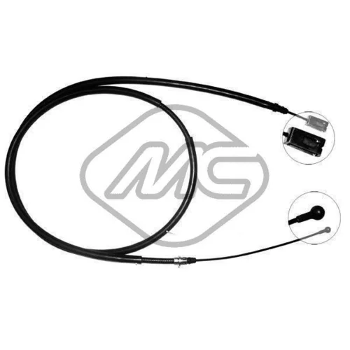 Ťažné lanko parkovacej brzdy Metalcaucho 80835
