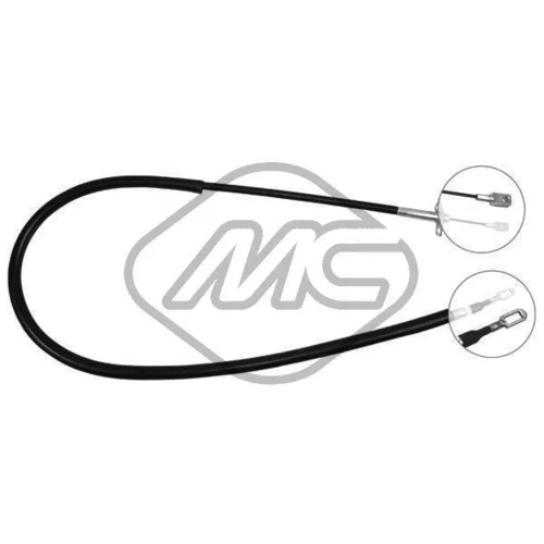 Ťažné lanko parkovacej brzdy Metalcaucho 80964