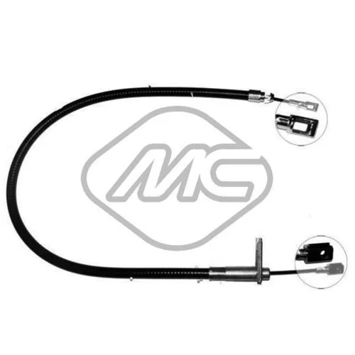 Ťažné lanko parkovacej brzdy Metalcaucho 81008