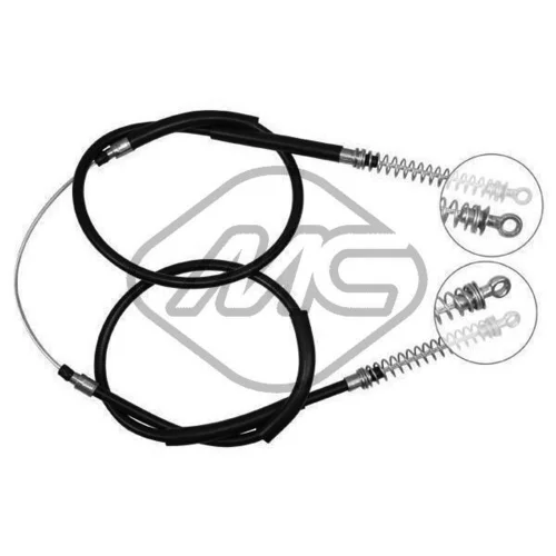 Ťažné lanko parkovacej brzdy Metalcaucho 81263