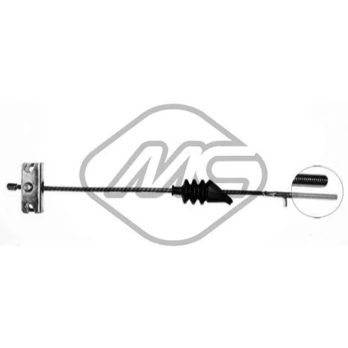 Ťažné lanko parkovacej brzdy Metalcaucho 81278