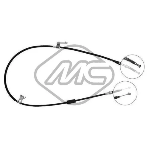 Ťažné lanko parkovacej brzdy Metalcaucho 82232