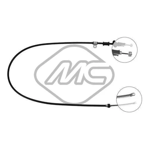 Ťažné lanko parkovacej brzdy Metalcaucho 82251
