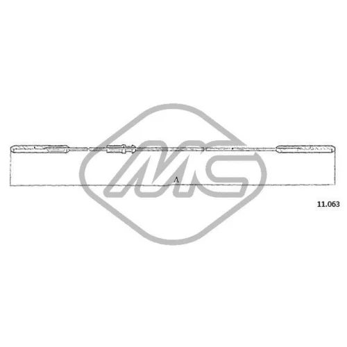 Plynové lanko Metalcaucho 83812
