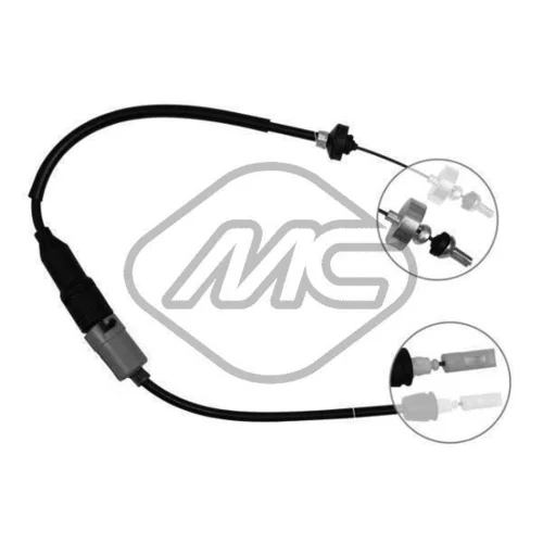 Lanko ovládania spojky Metalcaucho 80273