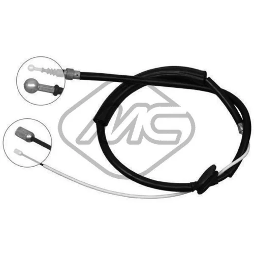 Ťažné lanko parkovacej brzdy Metalcaucho 80596