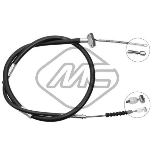Ťažné lanko parkovacej brzdy Metalcaucho 83451