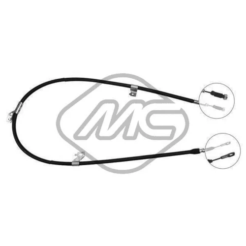 Ťažné lanko parkovacej brzdy Metalcaucho 83980