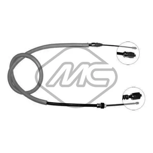 Ťažné lanko parkovacej brzdy Metalcaucho 80435