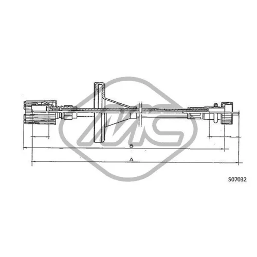 Hriadeľ tachometra Metalcaucho 81177