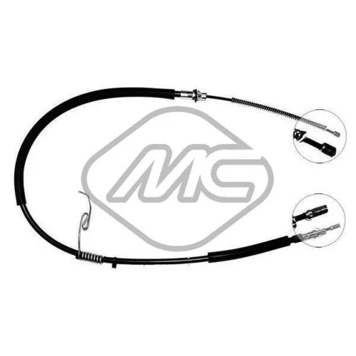 Ťažné lanko parkovacej brzdy Metalcaucho 81814