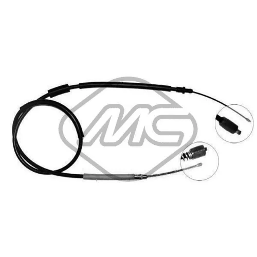 Ťažné lanko parkovacej brzdy Metalcaucho 80155