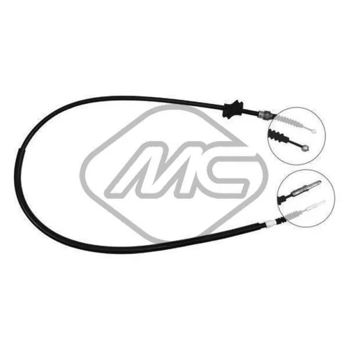 Ťažné lanko parkovacej brzdy Metalcaucho 80563