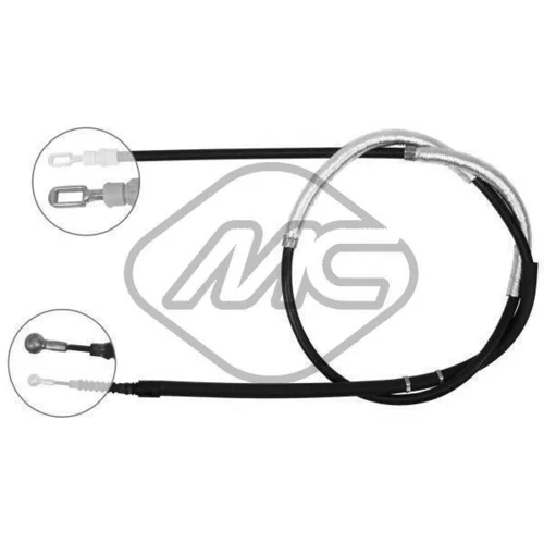 Ťažné lanko parkovacej brzdy Metalcaucho 80581