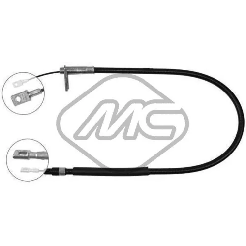Ťažné lanko parkovacej brzdy Metalcaucho 80949
