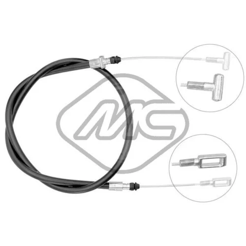 Ťažné lanko parkovacej brzdy Metalcaucho 81378