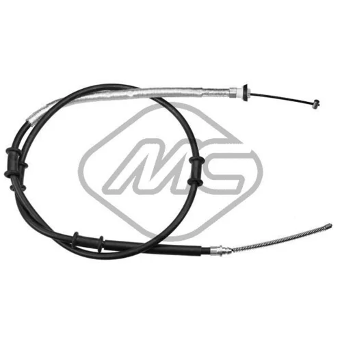 Ťažné lanko parkovacej brzdy Metalcaucho 81390
