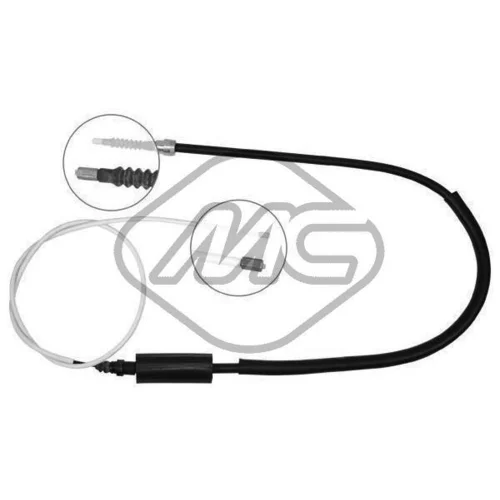 Ťažné lanko parkovacej brzdy Metalcaucho 83055
