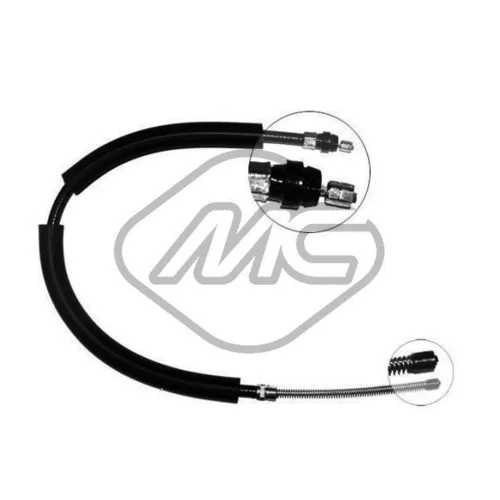 Ťažné lanko parkovacej brzdy Metalcaucho 83060