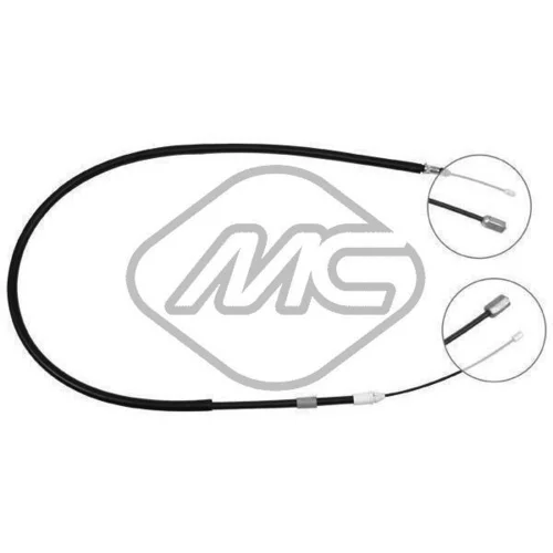Ťažné lanko parkovacej brzdy Metalcaucho 83086