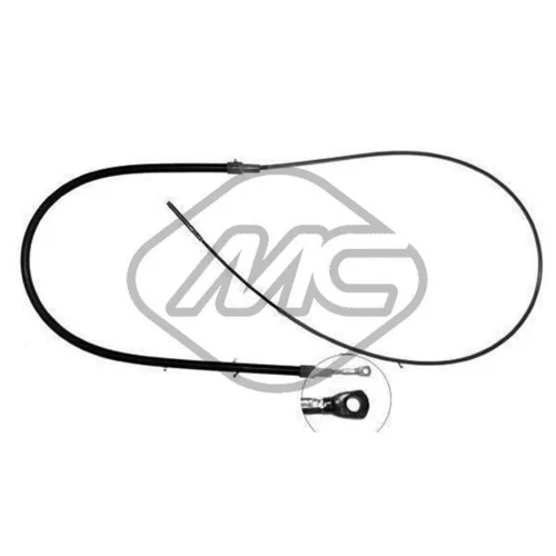 Ťažné lanko parkovacej brzdy Metalcaucho 80634