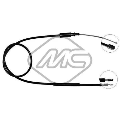 Ťažné lanko parkovacej brzdy Metalcaucho 80808