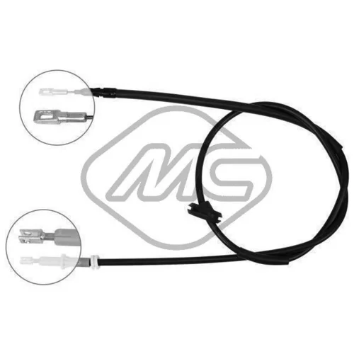 Ťažné lanko parkovacej brzdy Metalcaucho 80958