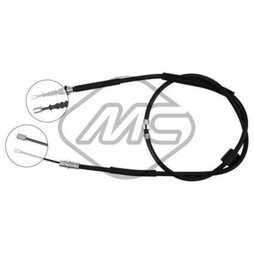 Ťažné lanko parkovacej brzdy Metalcaucho 81818