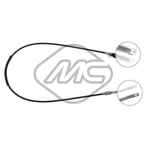 Ťažné lanko parkovacej brzdy Metalcaucho 83974