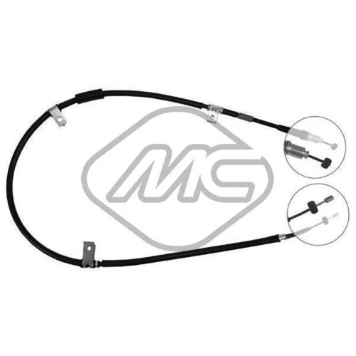Ťažné lanko parkovacej brzdy Metalcaucho 80263