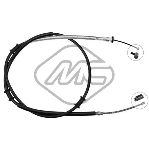 Ťažné lanko parkovacej brzdy Metalcaucho 81386