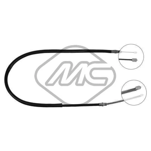 Ťažné lanko parkovacej brzdy Metalcaucho 83066