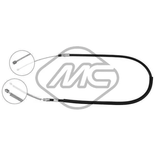 Ťažné lanko parkovacej brzdy Metalcaucho 83088
