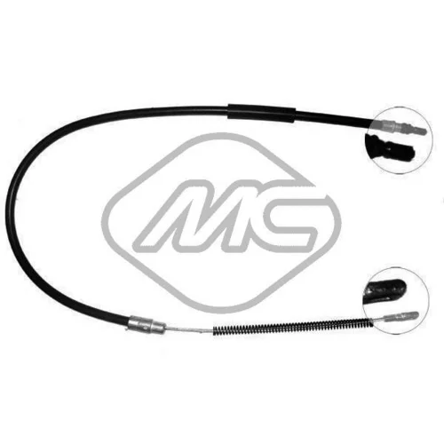Ťažné lanko parkovacej brzdy Metalcaucho 83704