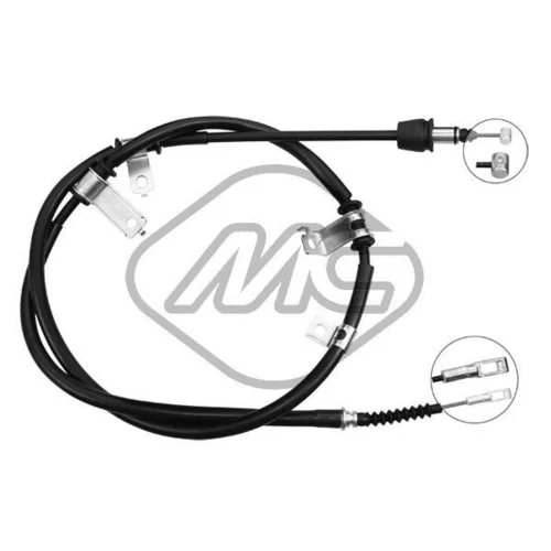 Ťažné lanko parkovacej brzdy Metalcaucho 83965