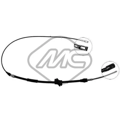 Ťažné lanko parkovacej brzdy Metalcaucho 80549