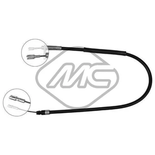 Ťažné lanko parkovacej brzdy Metalcaucho 80948