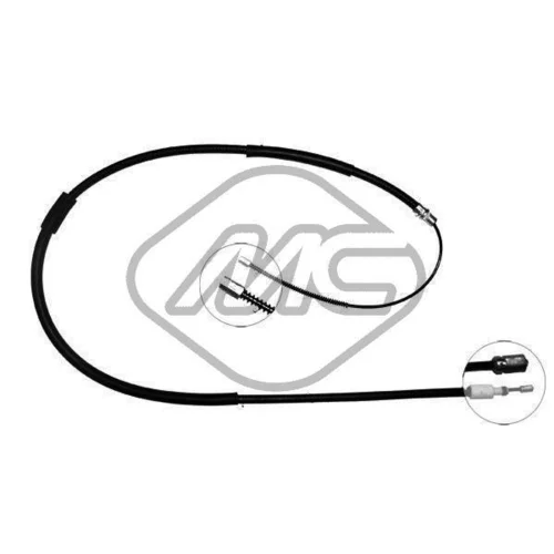 Ťažné lanko parkovacej brzdy Metalcaucho 80351