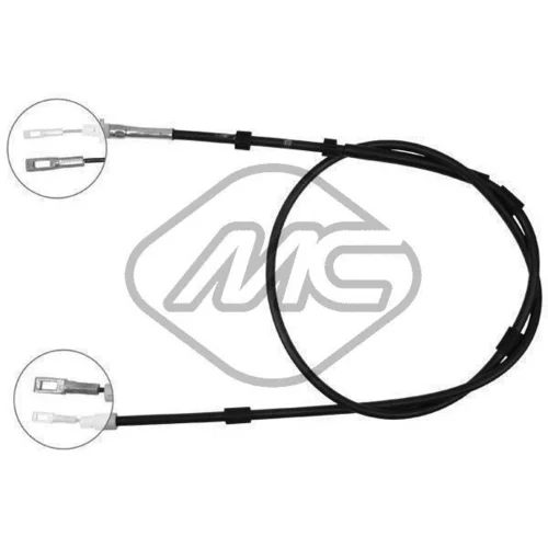 Ťažné lanko parkovacej brzdy Metalcaucho 80982
