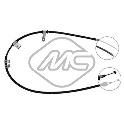 Ťažné lanko parkovacej brzdy Metalcaucho 81999