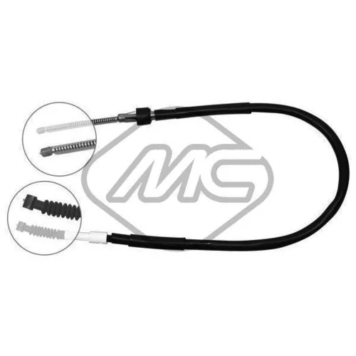 Ťažné lanko parkovacej brzdy Metalcaucho 83465