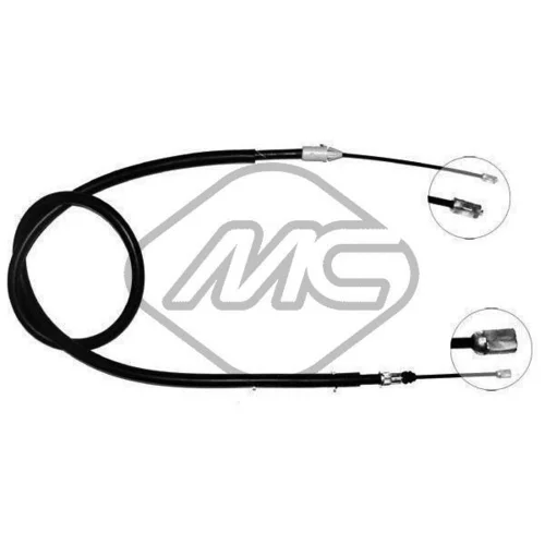 Ťažné lanko parkovacej brzdy Metalcaucho 80373