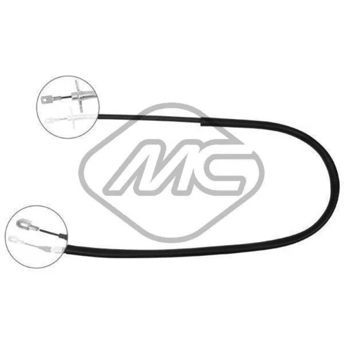 Ťažné lanko parkovacej brzdy Metalcaucho 80963
