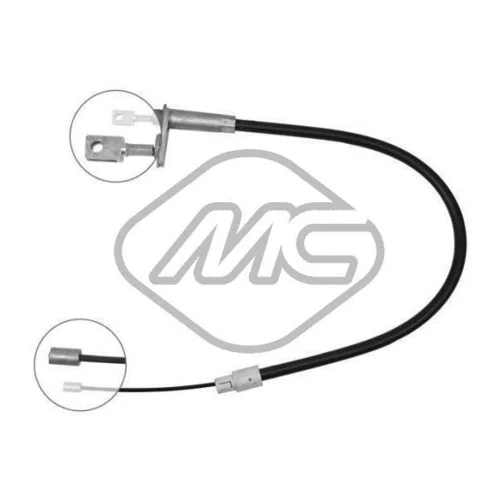 Ťažné lanko parkovacej brzdy Metalcaucho 80970