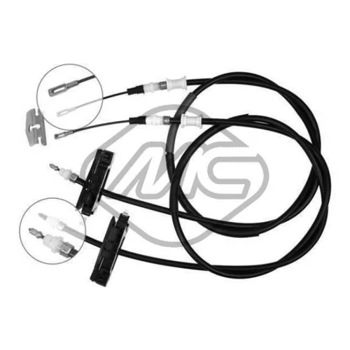 Ťažné lanko parkovacej brzdy Metalcaucho 81825