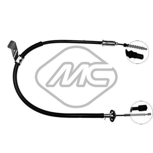 Ťažné lanko parkovacej brzdy Metalcaucho 82299