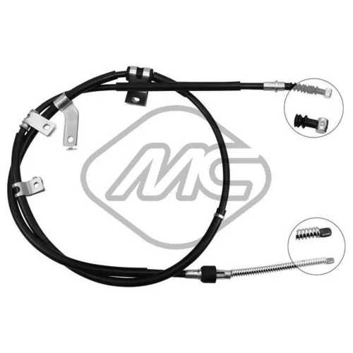 Ťažné lanko parkovacej brzdy Metalcaucho 83972